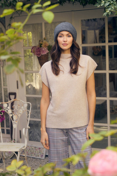 Ottoman Cap Sleeve Sweater - Dream Pants