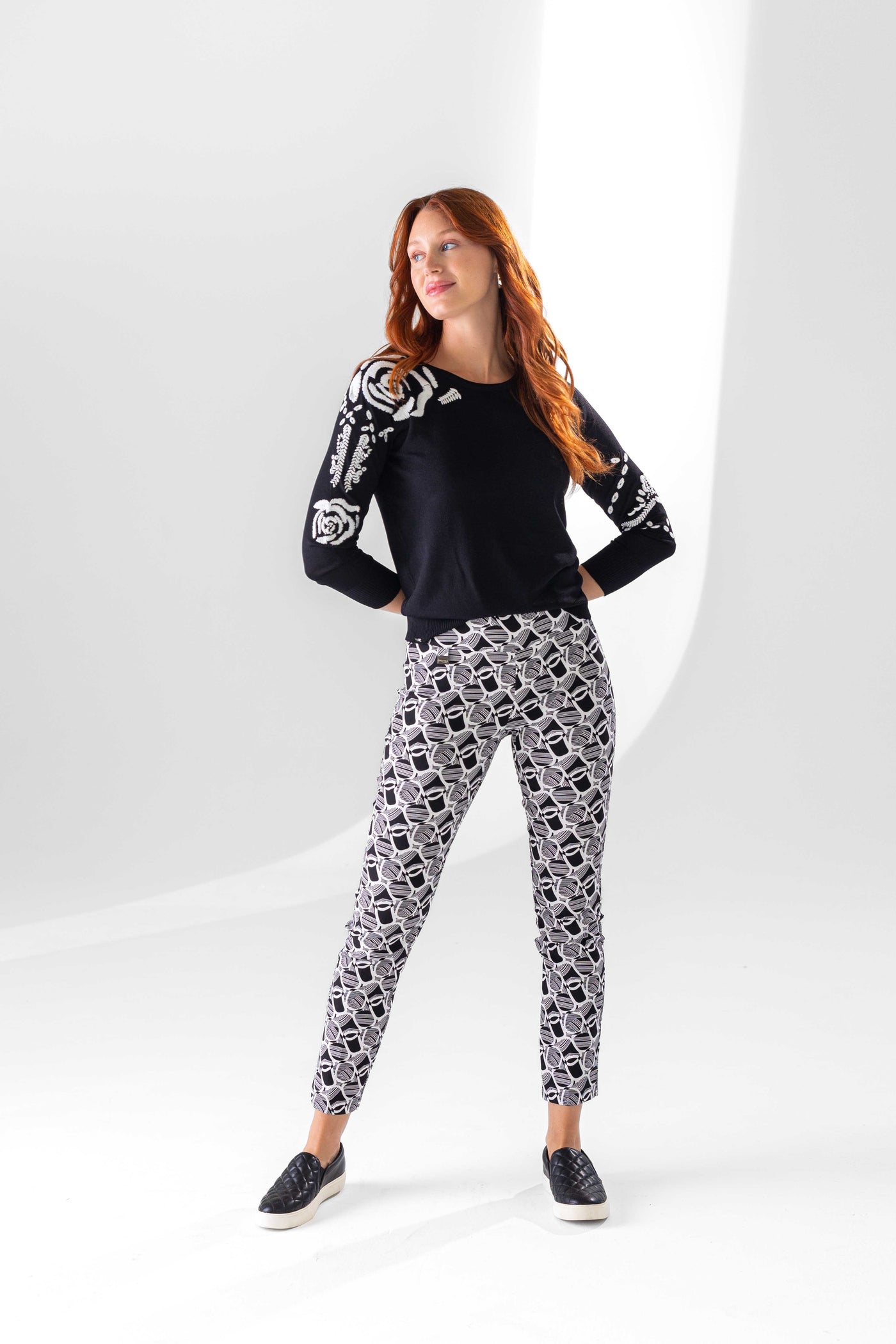 Lisette L Morrison Ankle Pants 