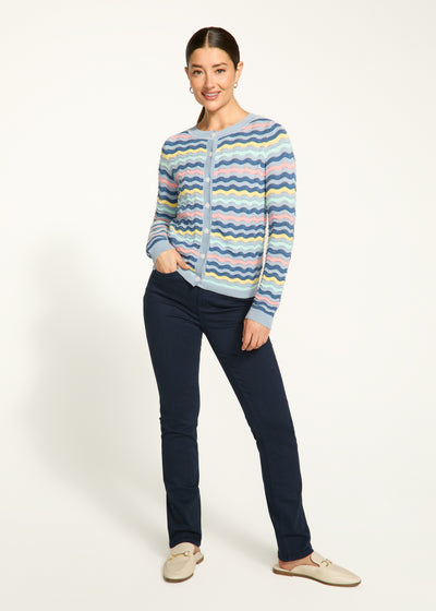 Wave Stitch Cardigan French Dressing Jeans