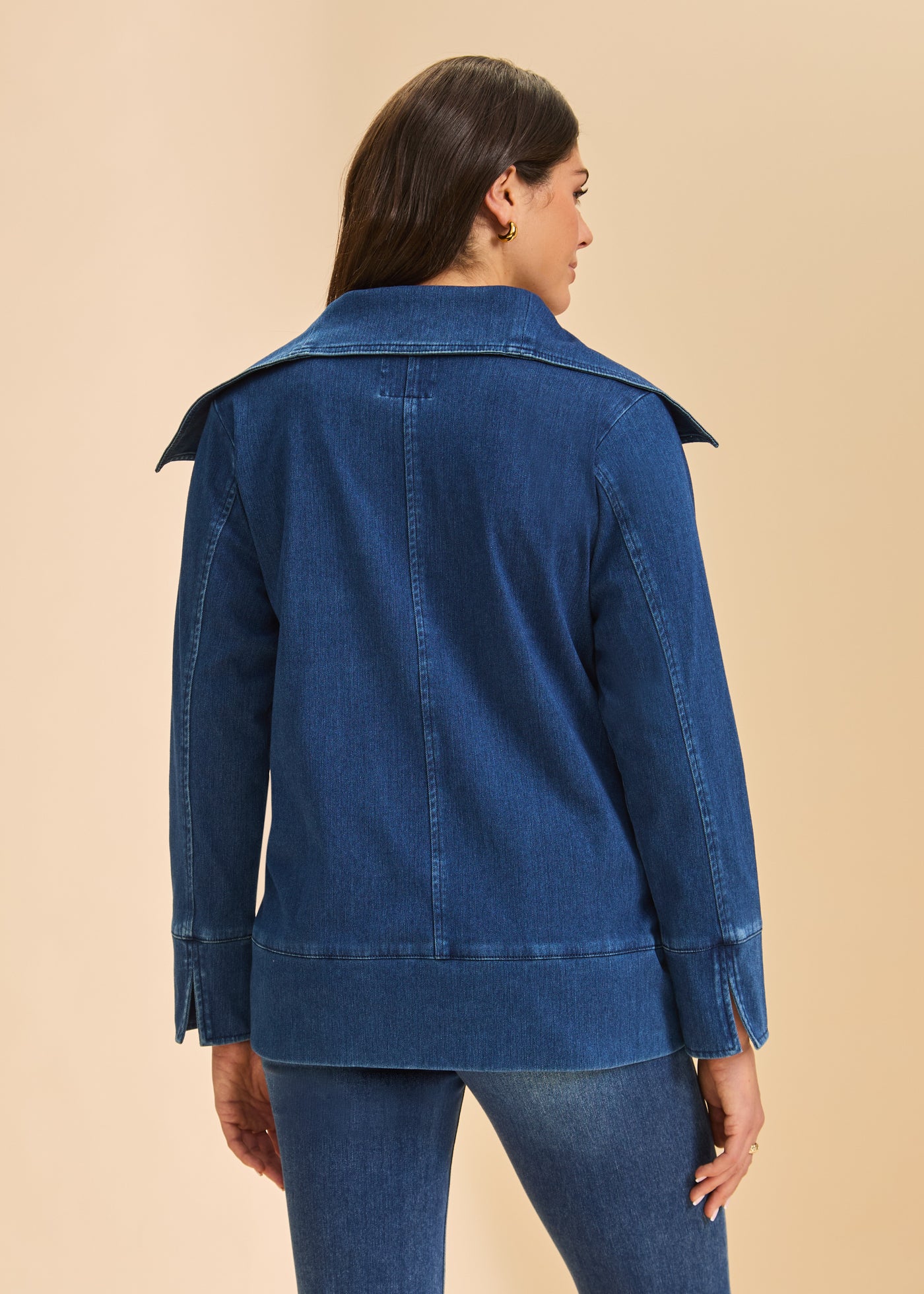 Draped Front Jacket French Dressing Jeans