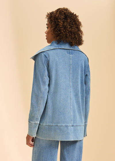 Draped Front Jacket French Dressing Jeans