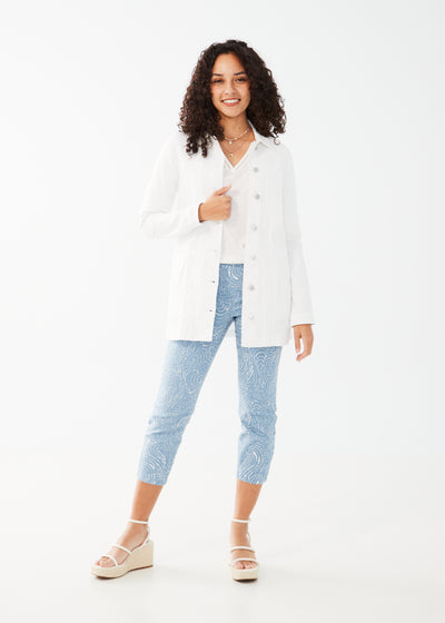 French Dressing Jeans Long Denim Jacket 