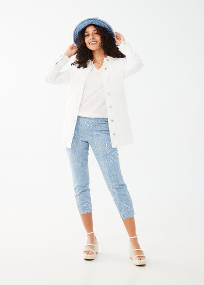 French Dressing Jeans Long Denim Jacket 