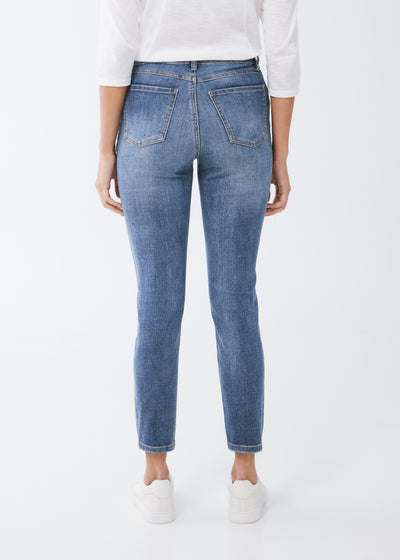 Olivia Slim Ankle French Dressing Jeans