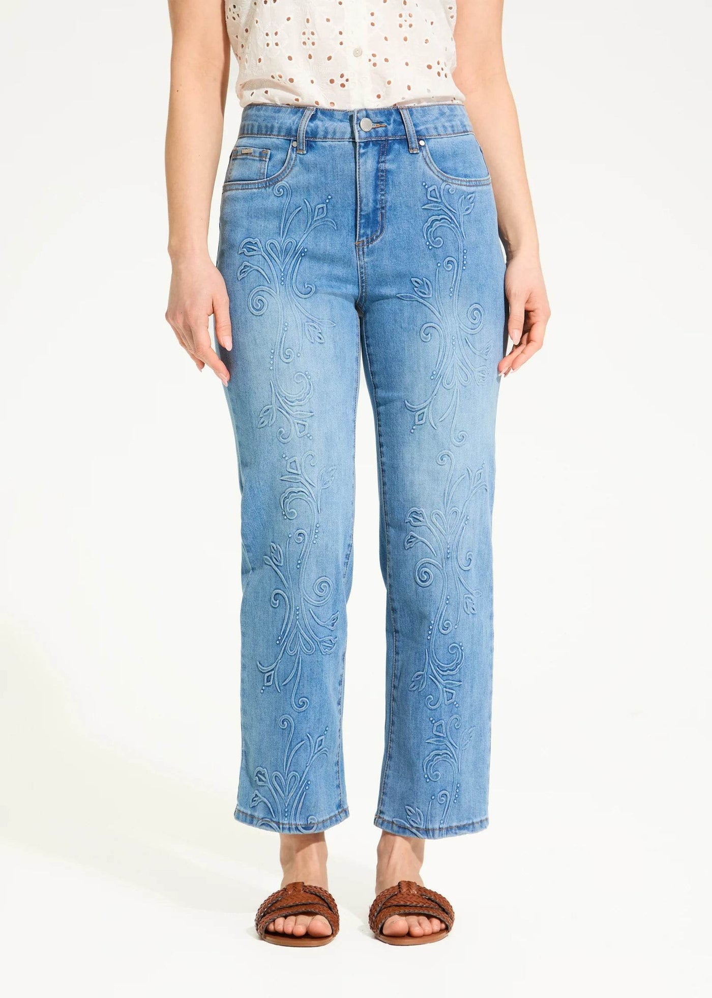 Olivia Straight Crop Denim - Dream Pants