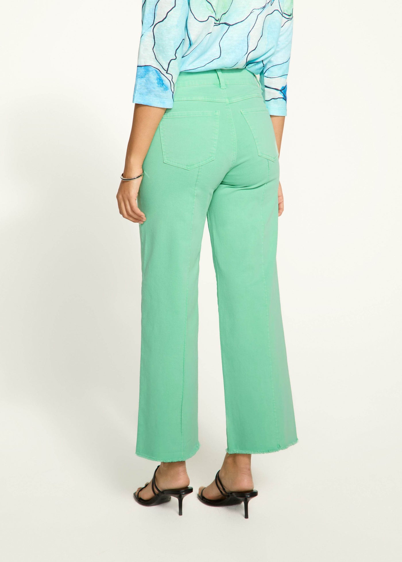 Olivia Wide Ankle French Dressing Jeans