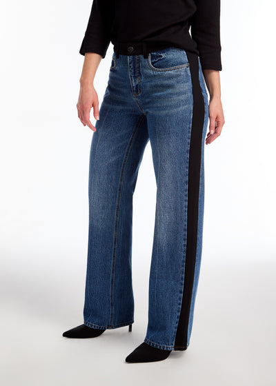 Olivia Wide Leg French Dressing Jeans