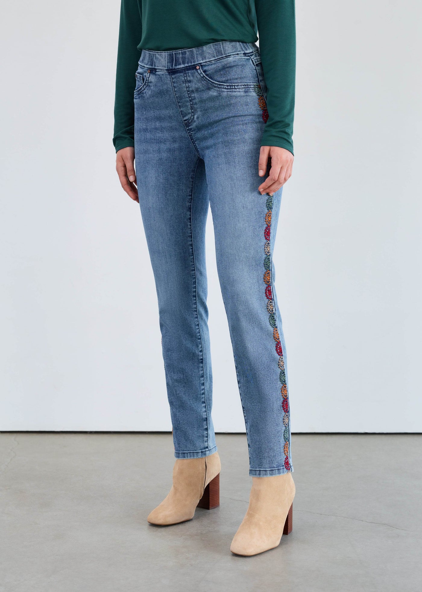 Pull-On Pencil Ankle Pants - Dream Pants
