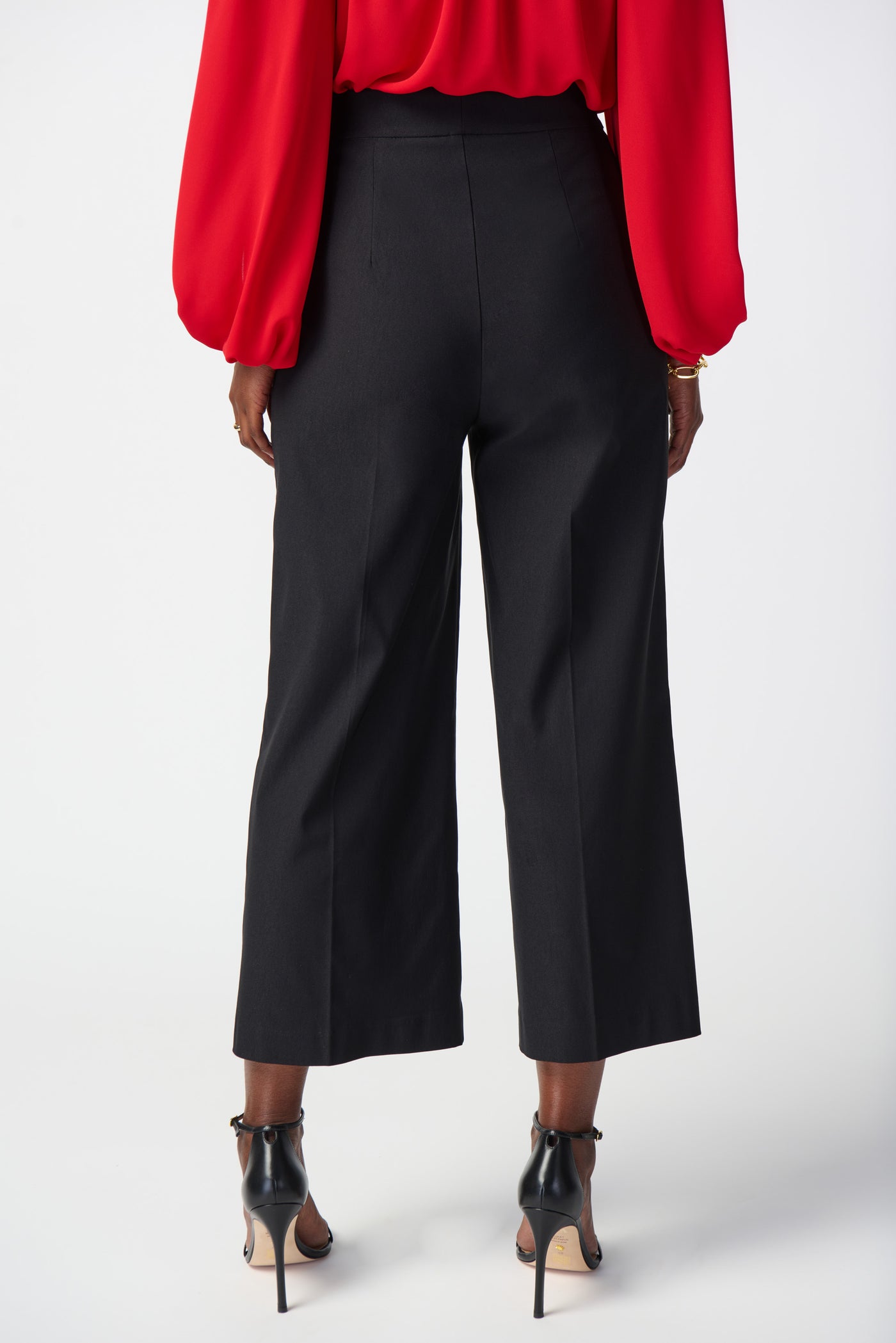 Millennium Culotte Pants With Gold Buttons Joseph Ribkoff