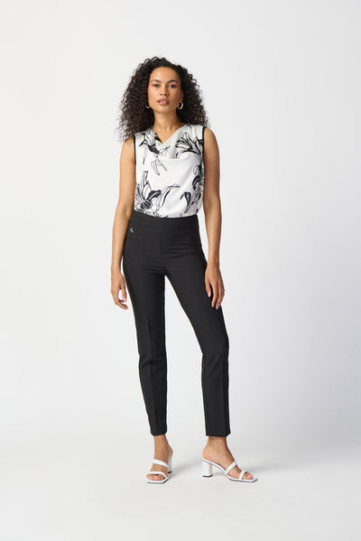 Joseph Ribkoff Lux Twill Slim-Fit Pull-On Pants 