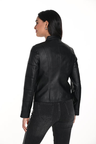 Edgy Leather Jacket Frank Lyman