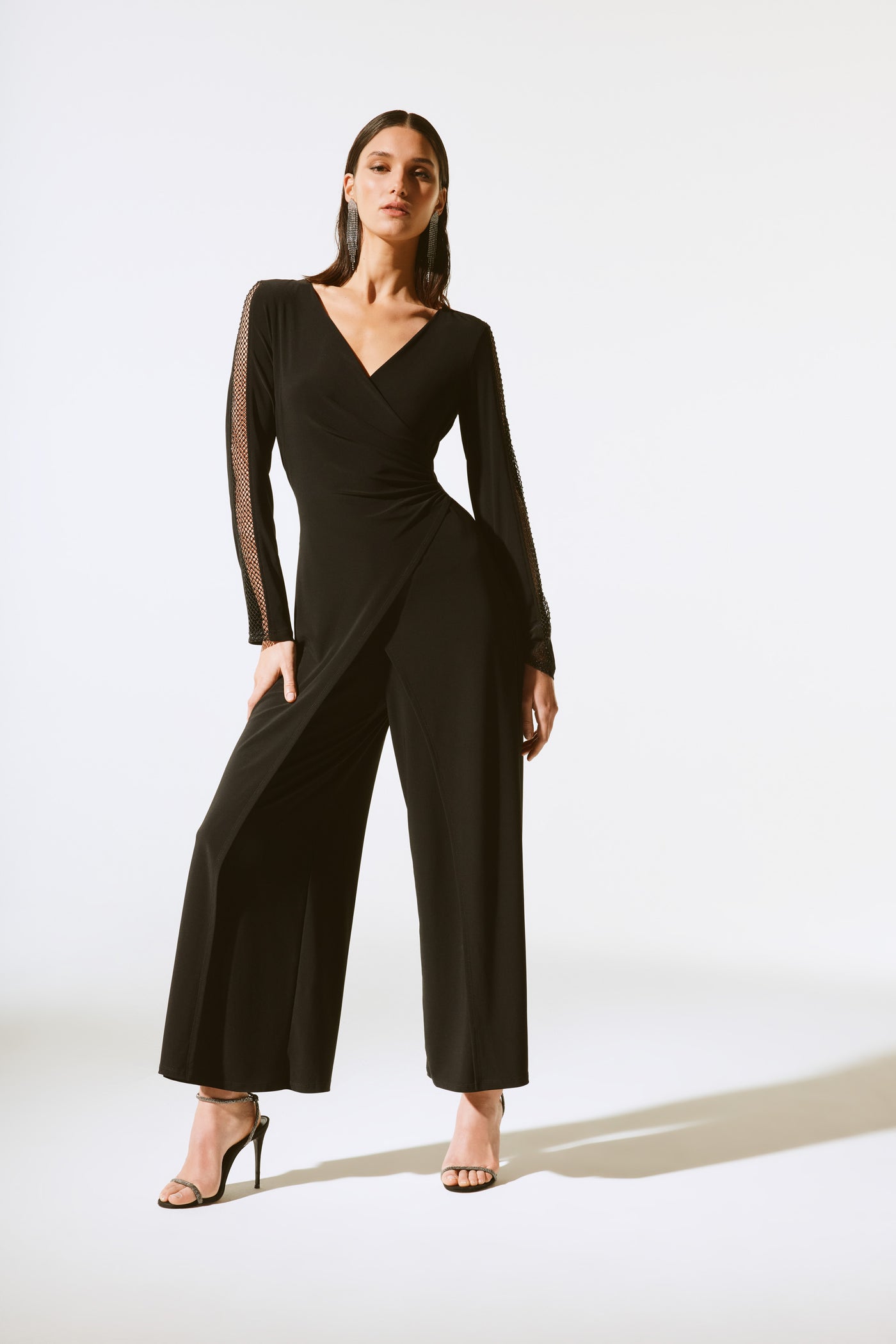 Silky Knit Culotte Jumpsuit Joseph Ribkoff