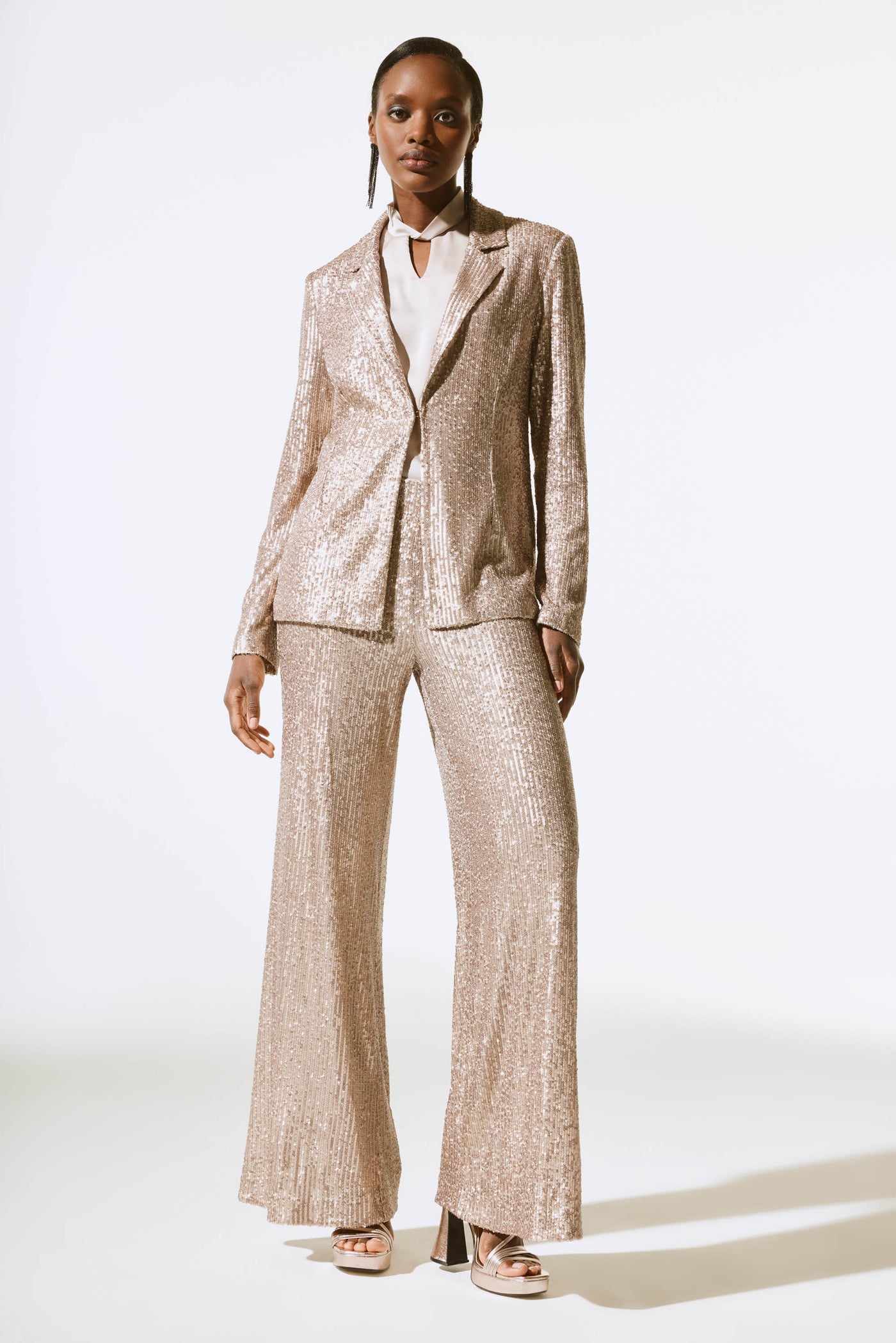 Sequined Straight Blazer Joseph Ribkoff