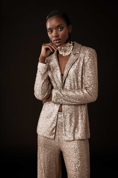 Sequined Straight Blazer Joseph Ribkoff