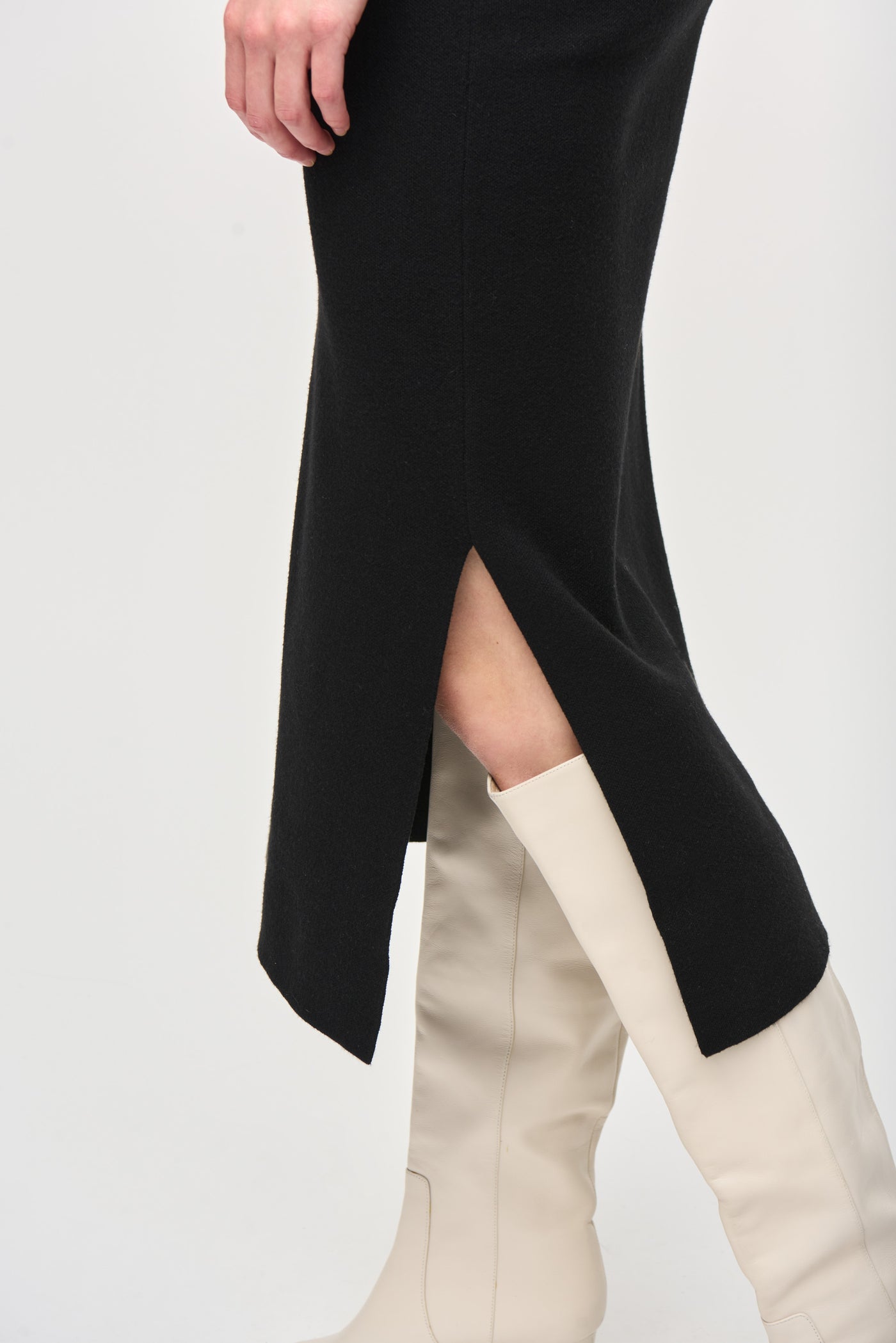 Sweater Knit Midi Skirt Joseph Ribkoff