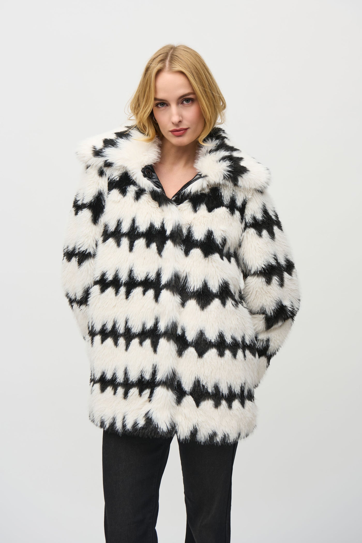 Reversible Faux Fur Coat Joseph Ribkoff