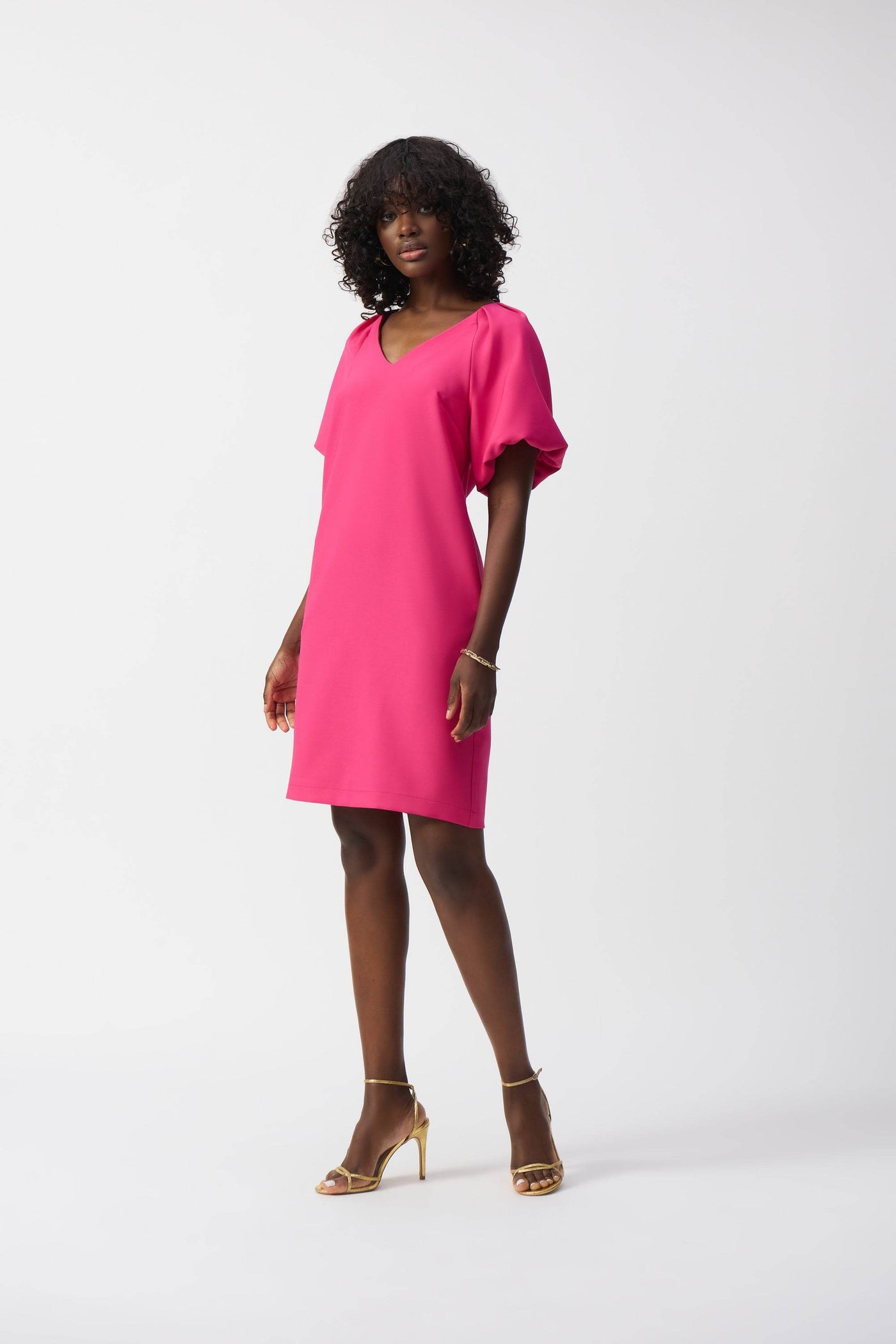 Lux Twill Puff Sleeve Dress - Dream Pants