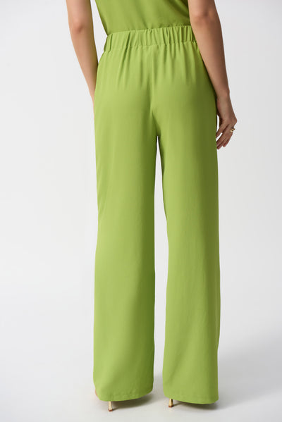 Textured Woven Wide-Leg Pants Joseph Ribkoff