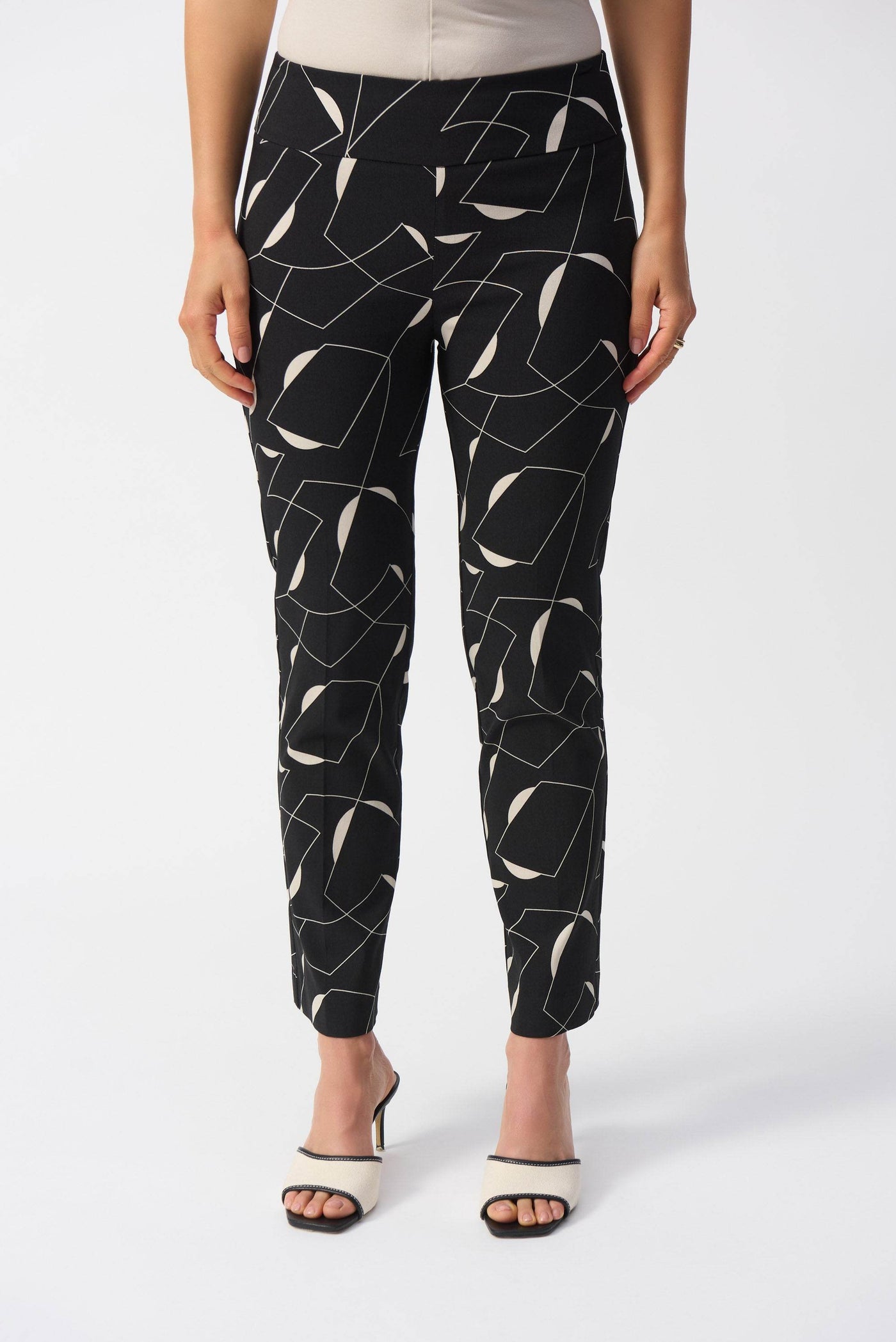 Millennium Geometric Print Straight Pants - Dream Pants