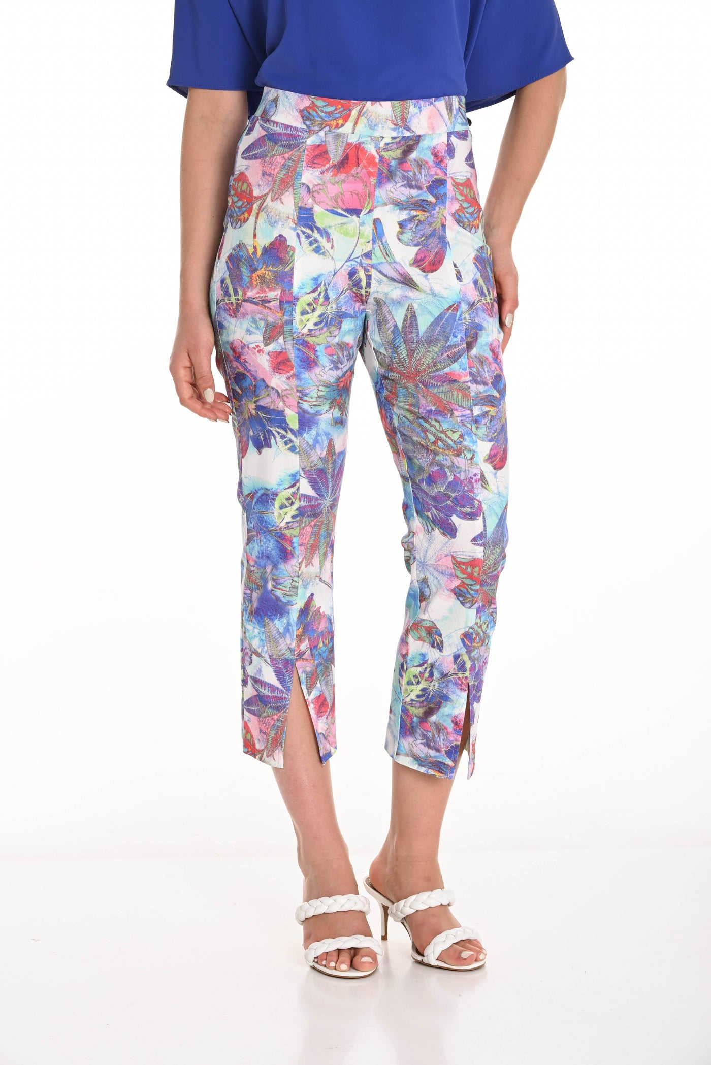Tropical Bloom Cropped Pants - Dream Pants