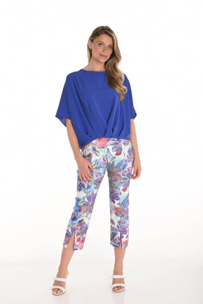 Tropical Bloom Cropped Pants - Dream Pants