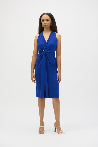 Silky Knit Halter Sheath Dress