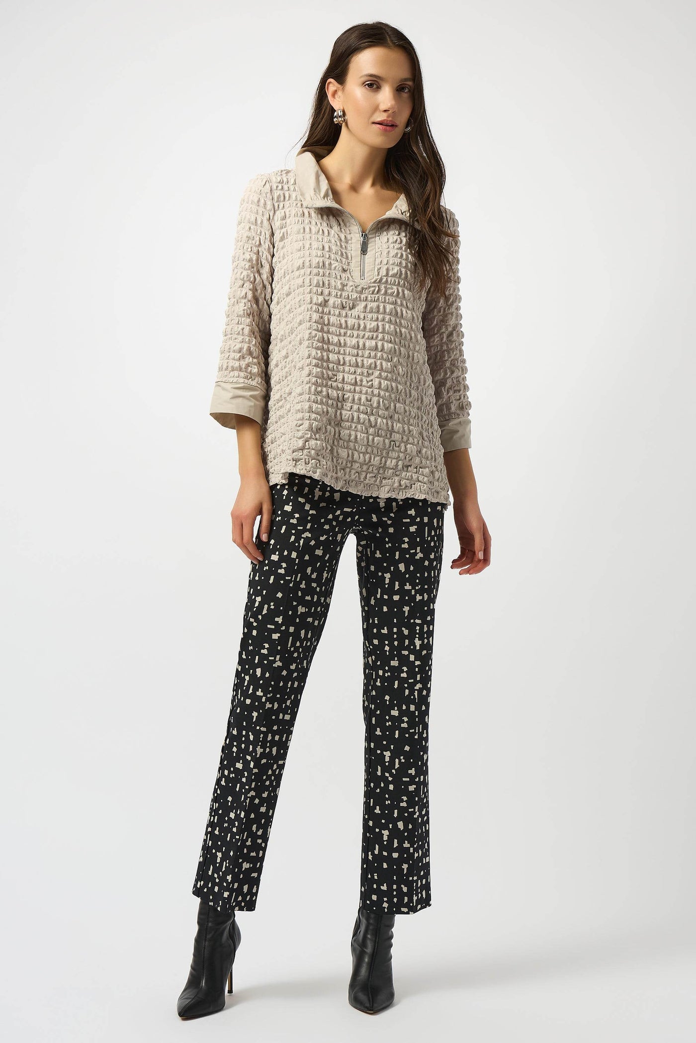 Bubble Jacquard A-Line Top - Dream Pants
