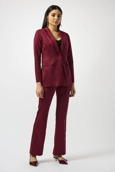 Scuba Suede Straight Blazer - Dream Pants