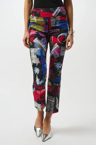 Millennium Print Straight Leg Pull-On Pants - Dream Pants