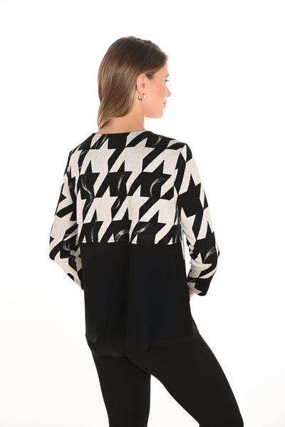 Chic Geometric Zipper Top - Dream Pants