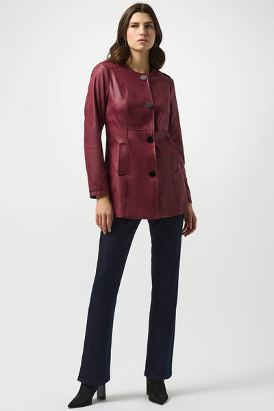 Foiled Faux Suede Fitted Jacket - Dream Pants