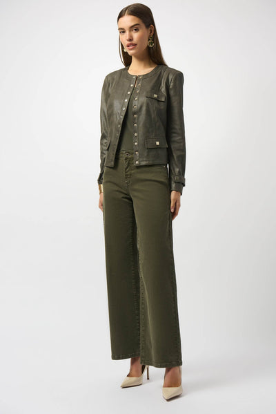 Goldie Classic Wide-Leg Stretch Denim Jeans - Dream Pants