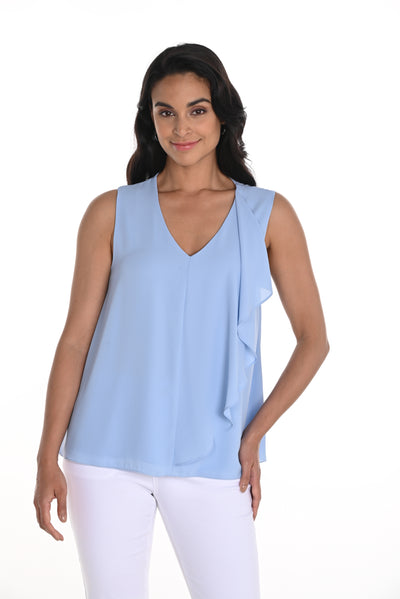 V-Neck Sleeveless Top Frank Lyman