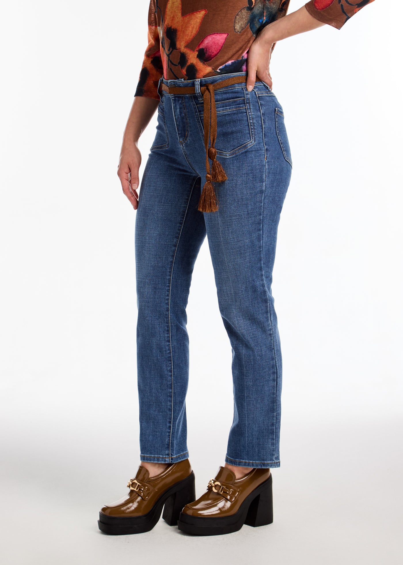 Olivia Pencil Ankle French Dressing Jeans