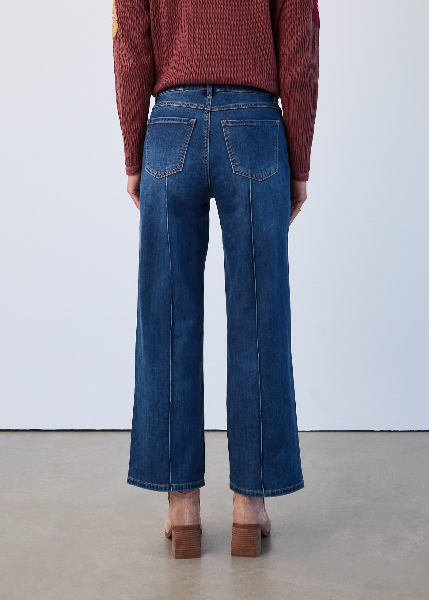 Olivia Wide Ankle French Dressing Jeans