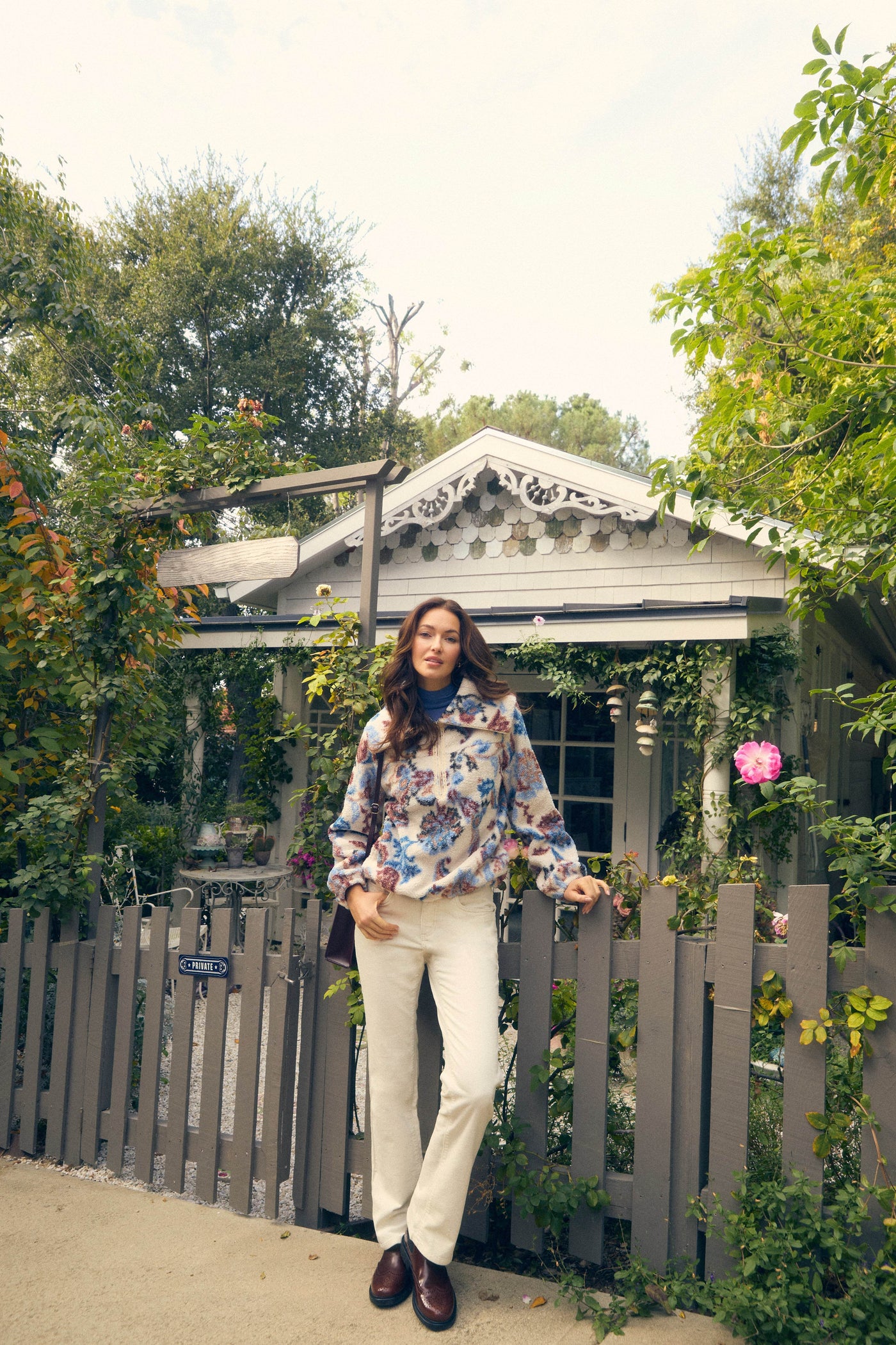 Long Sleeve 1/2 Zip Sherpa Popover Jacket - Dream Pants