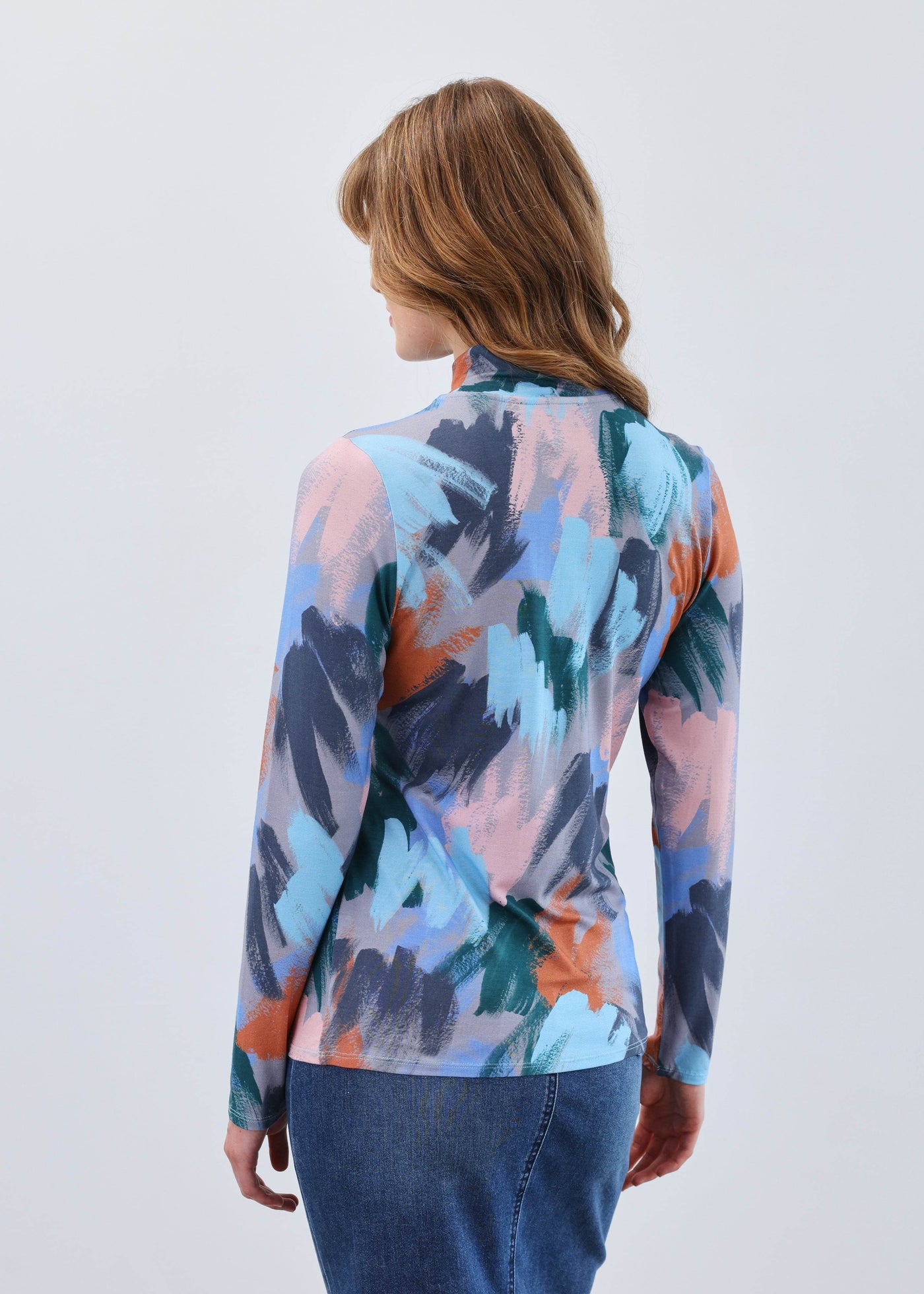 Long Sleeve Mock Neck Top - Dream Pants