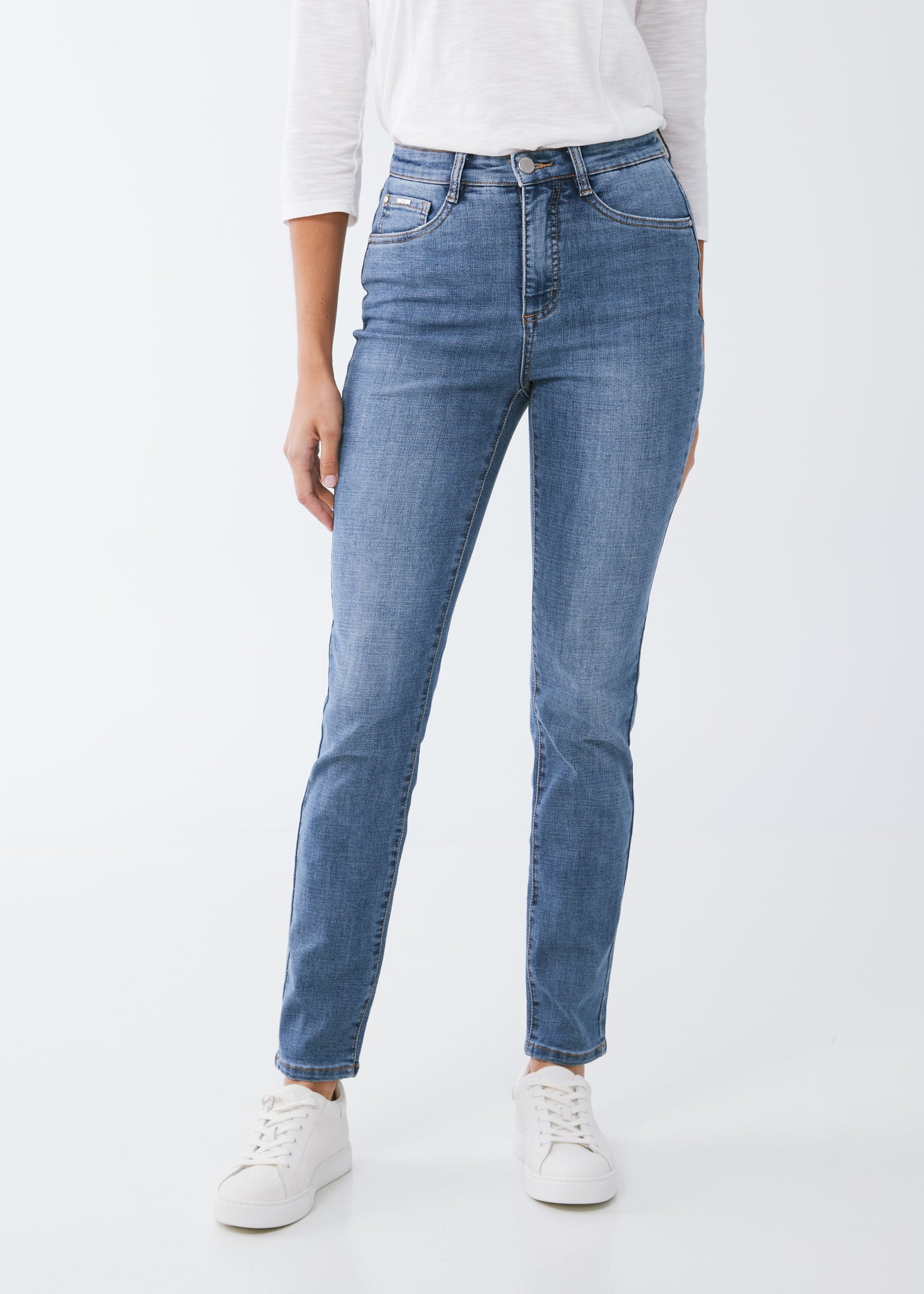 Suzanne Pencil Leg French Dressing Jeans