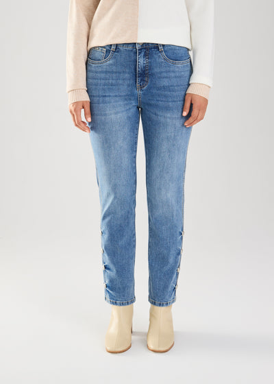 Suzanne Straight Ankle French Dressing Jeans