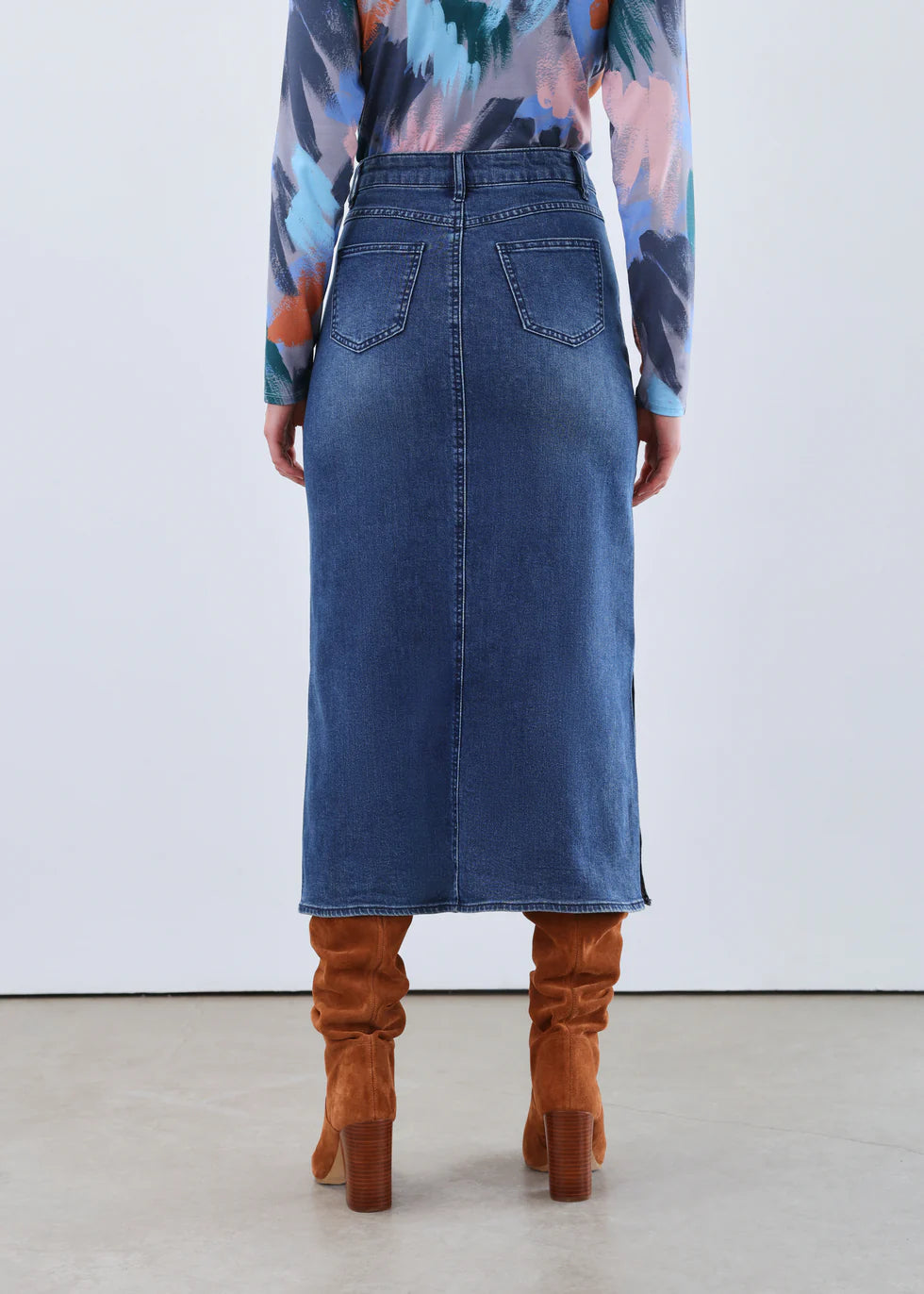 Column Midi Skirt French Dressing Jeans