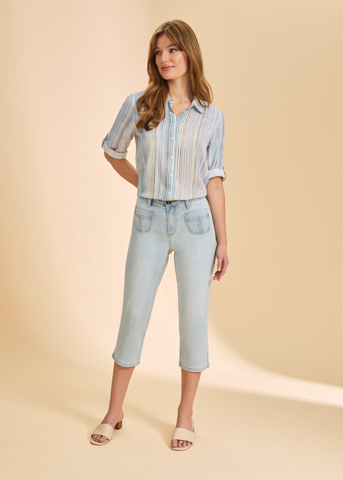Roll Up Sleeve Shirt French Dressing Jeans