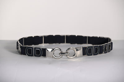 Modern Link Metal Belt Frank Lyman