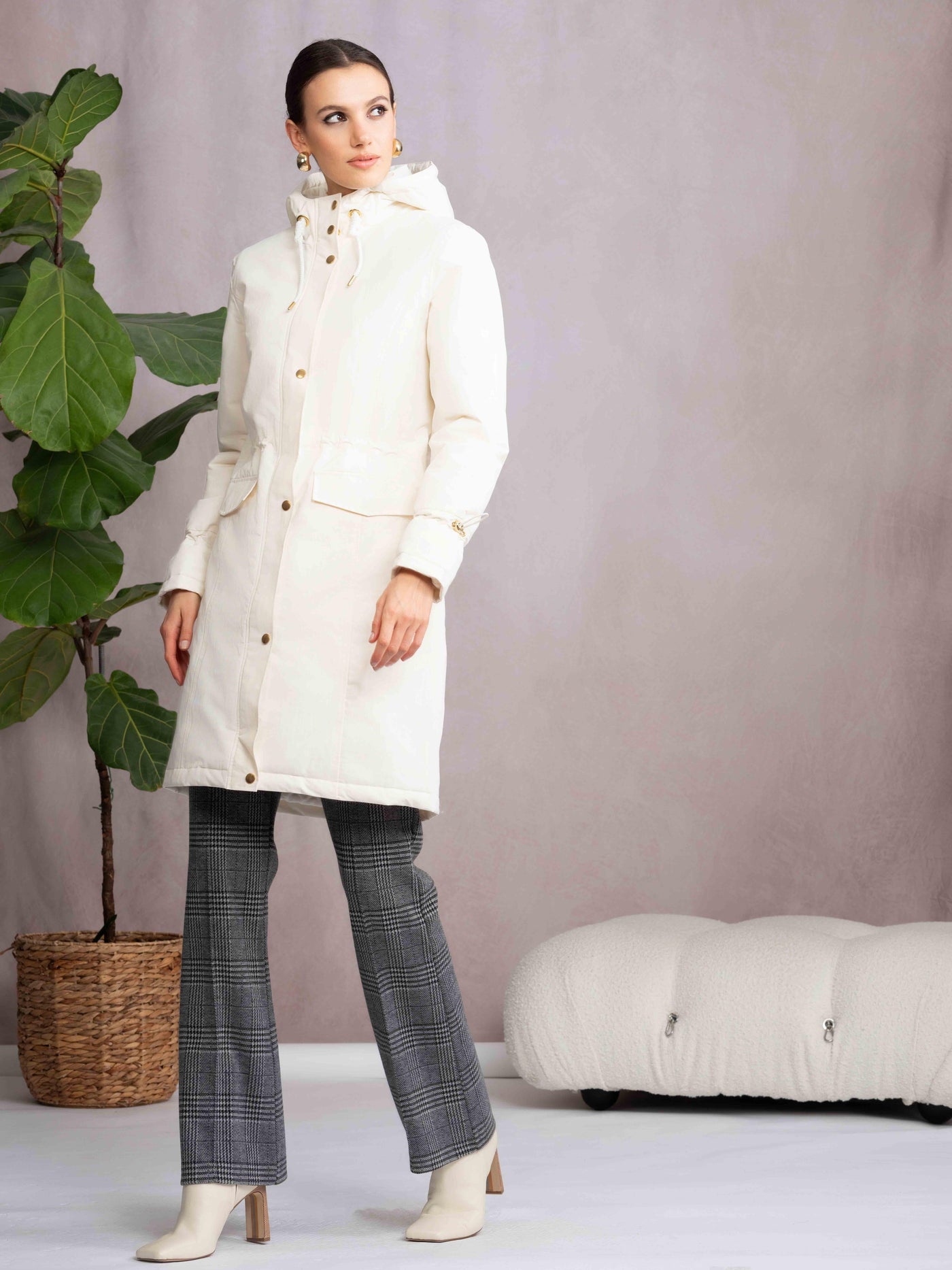 Hooded Rain Coat Alison Sheri