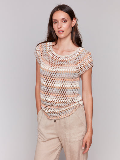 Crochet Cap Sleeve Top