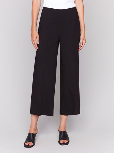 Cropped Wide Leg Pants