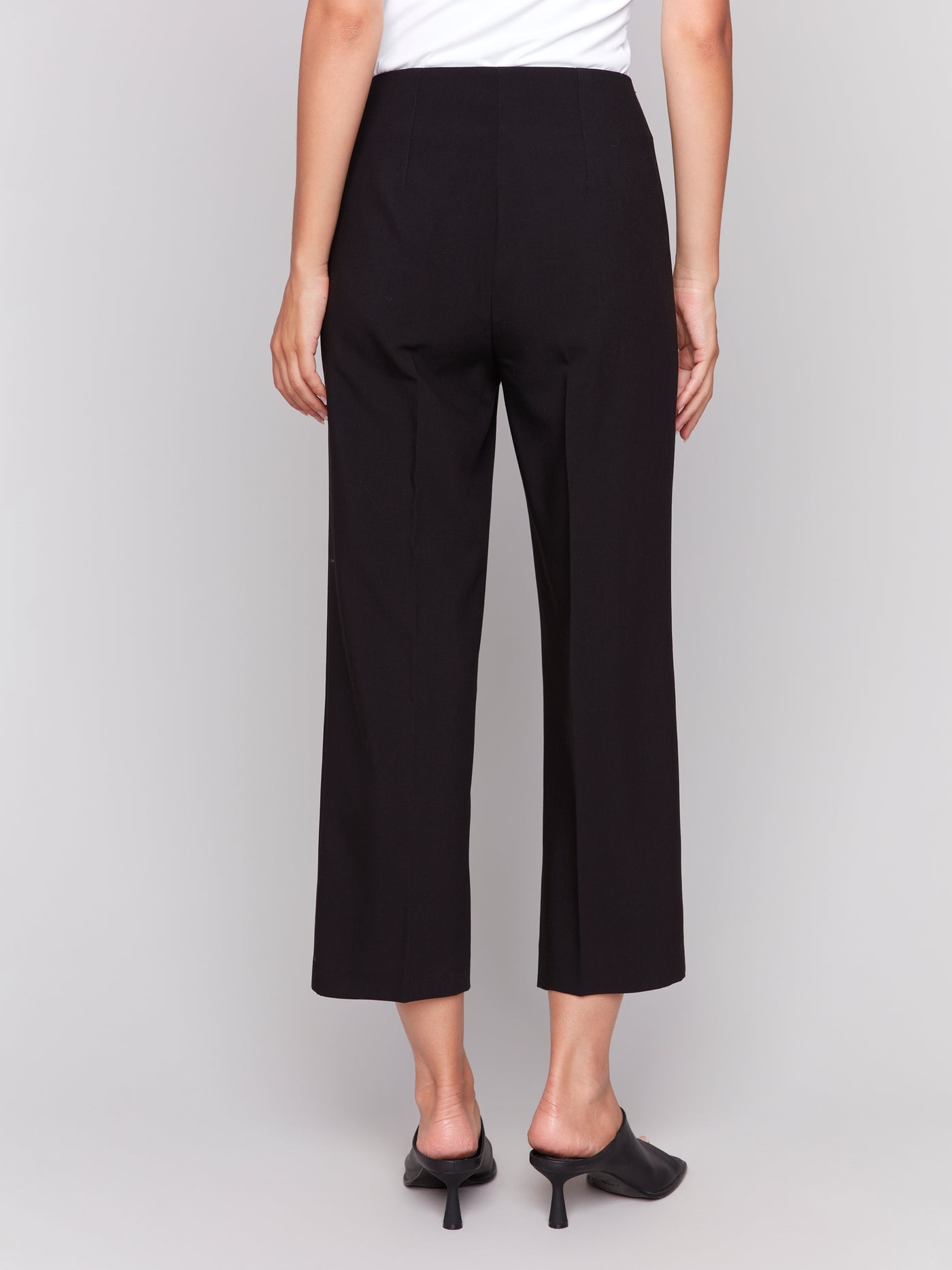 Cropped Wide Leg Pants