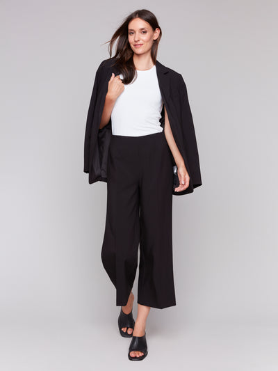 Cropped Wide Leg Pants