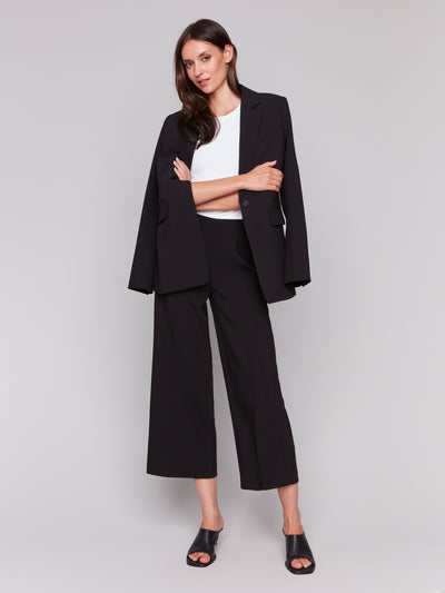 Cropped Wide Leg Pants