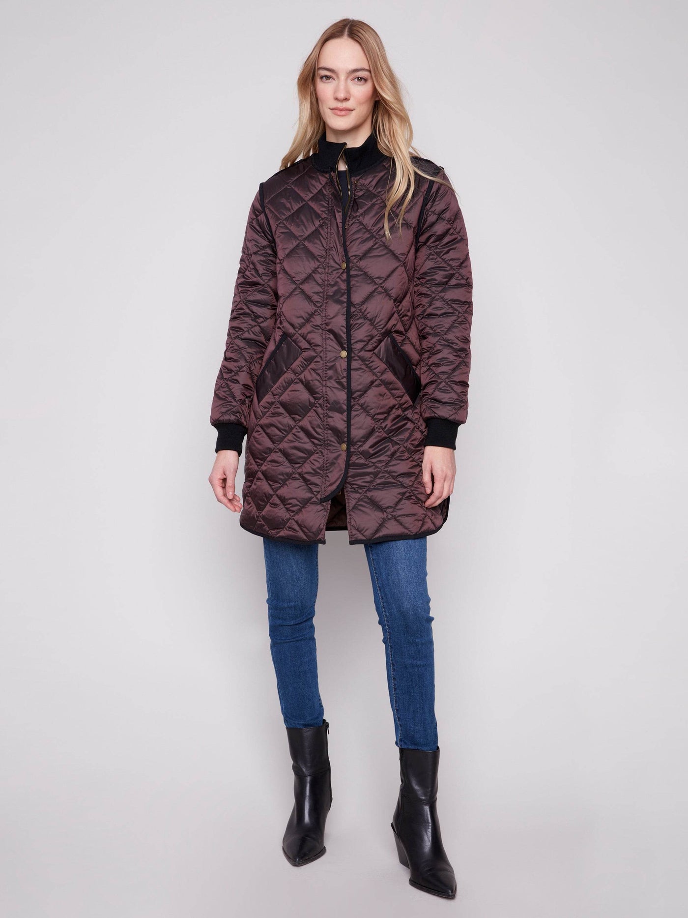 Long Quilted Puffer Jacket - Dream Pants