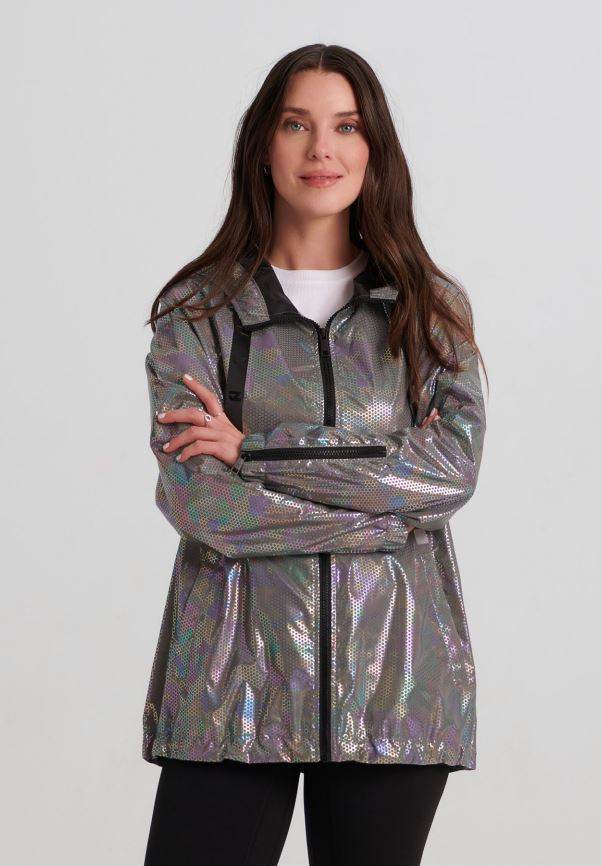 Reflective Long Hooded Jacket - Dream Pants